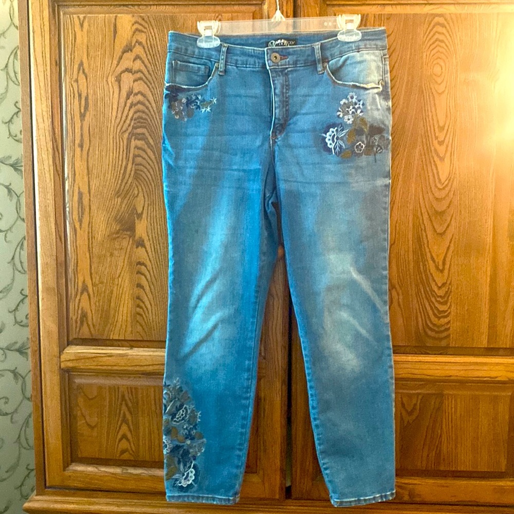 Embroidered jeans